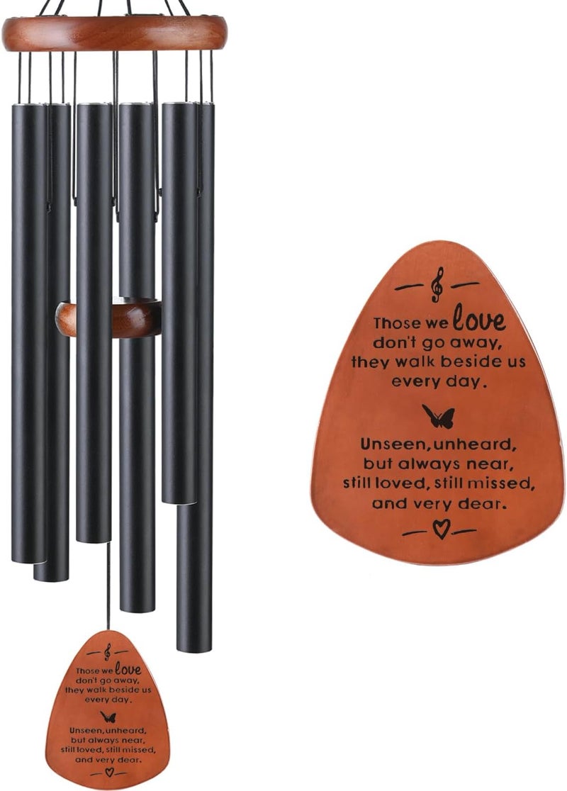 ABEICO Memorial Wind Chimes for Outside, Sympathy Gift for Loss of Loved One Mom Dad, Ideal for Funeral, Remembrance & Bereavement, Outdoor Use - Image 1